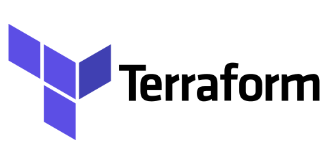 Logo of Terraform.
