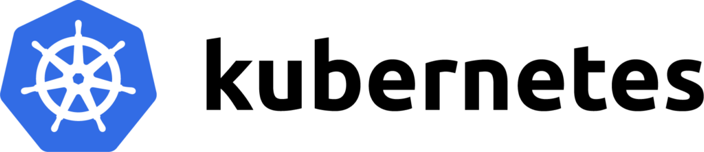 Logo of Kubernetes.